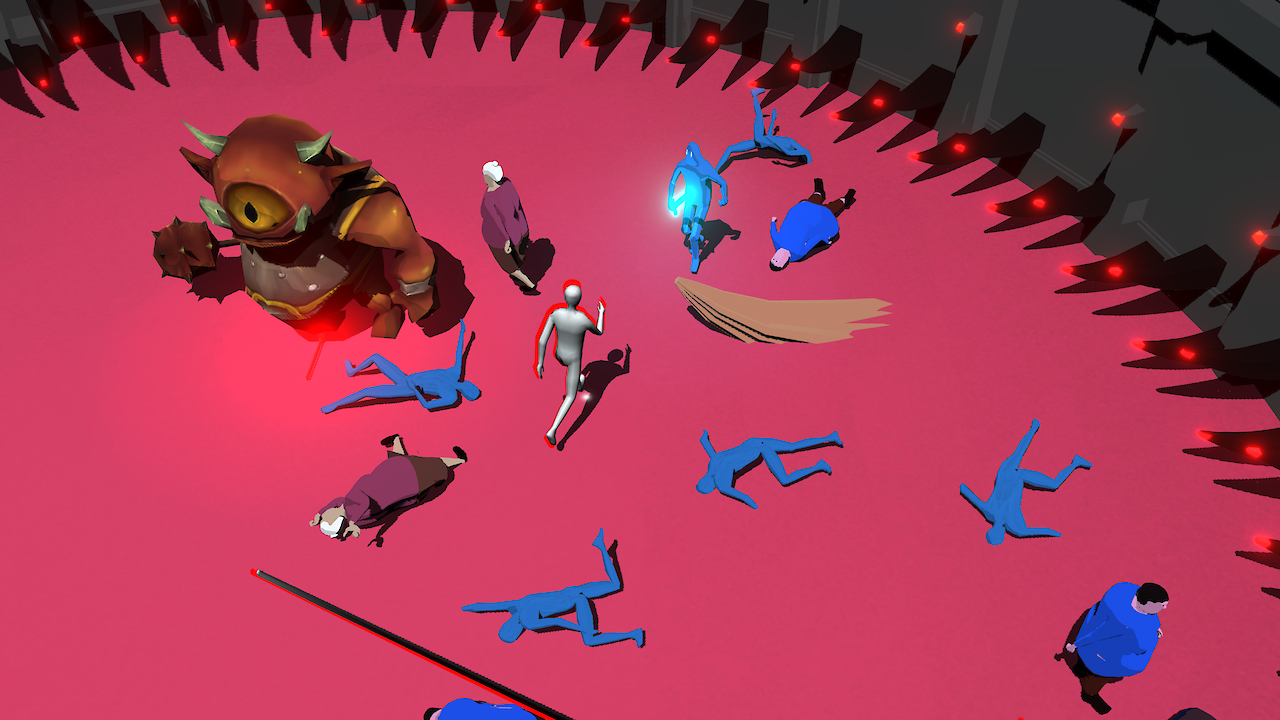 «Unangenehme Feinde» im Game «Neon Munera». © ZHdK