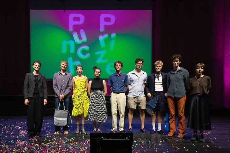 REFRESH x Punch Prize, BA Design. Diplomfeier 2026. Foto: David Jäggi. © ZHdK.