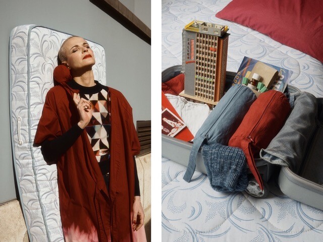 Travel Wear - Textile Reisebegleiter von Final Studio von Bitten Stetter. Foto: Mina Monsef.